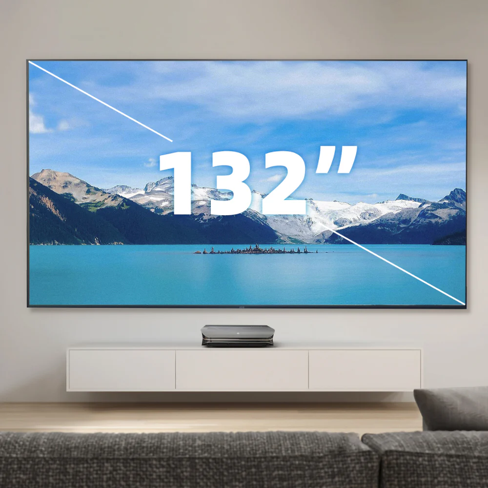 132 Inch NothingProjector Seamless Lenticular 4K UST 95% ALR Projector Screen - Image 10