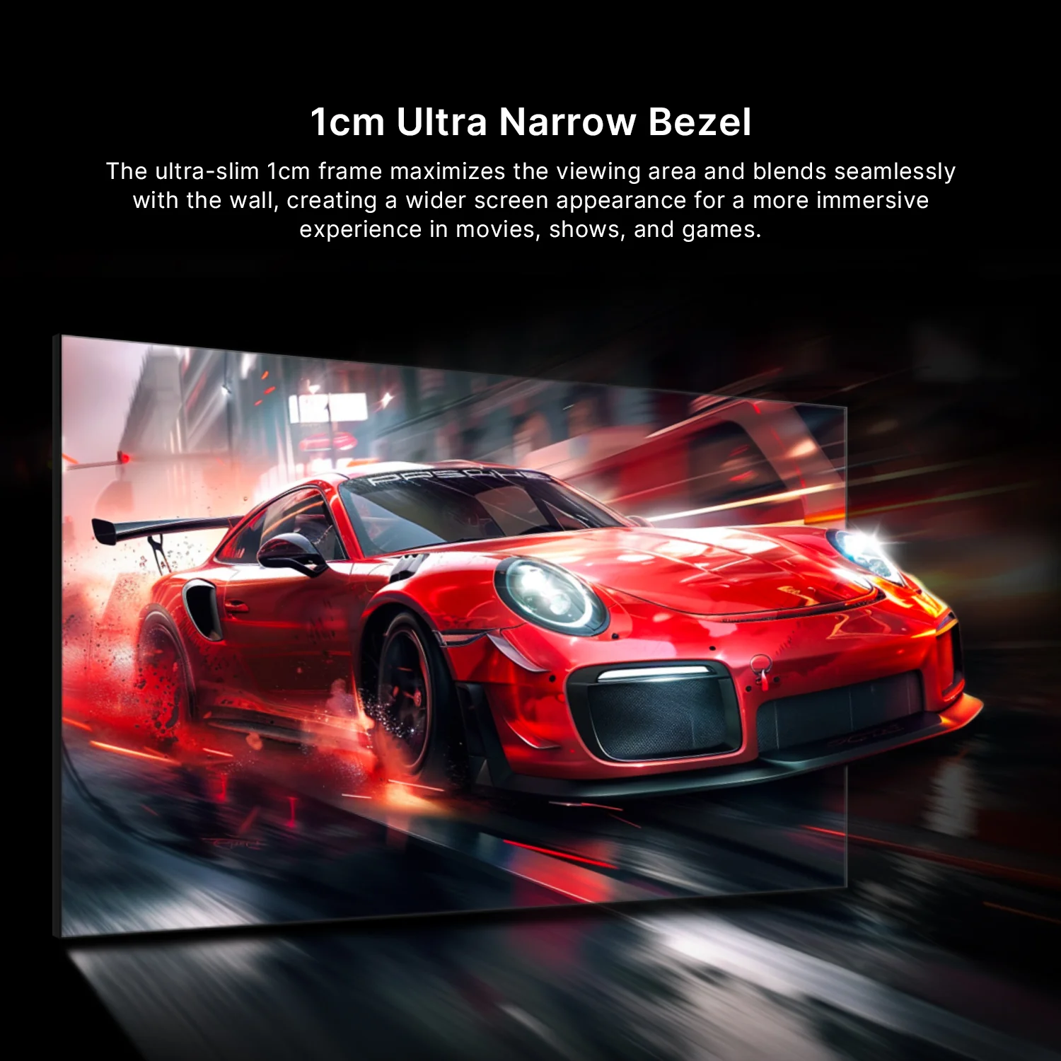 132 Inch NothingProjector Seamless Lenticular 4K UST 95% ALR Projector Screen - Image 8
