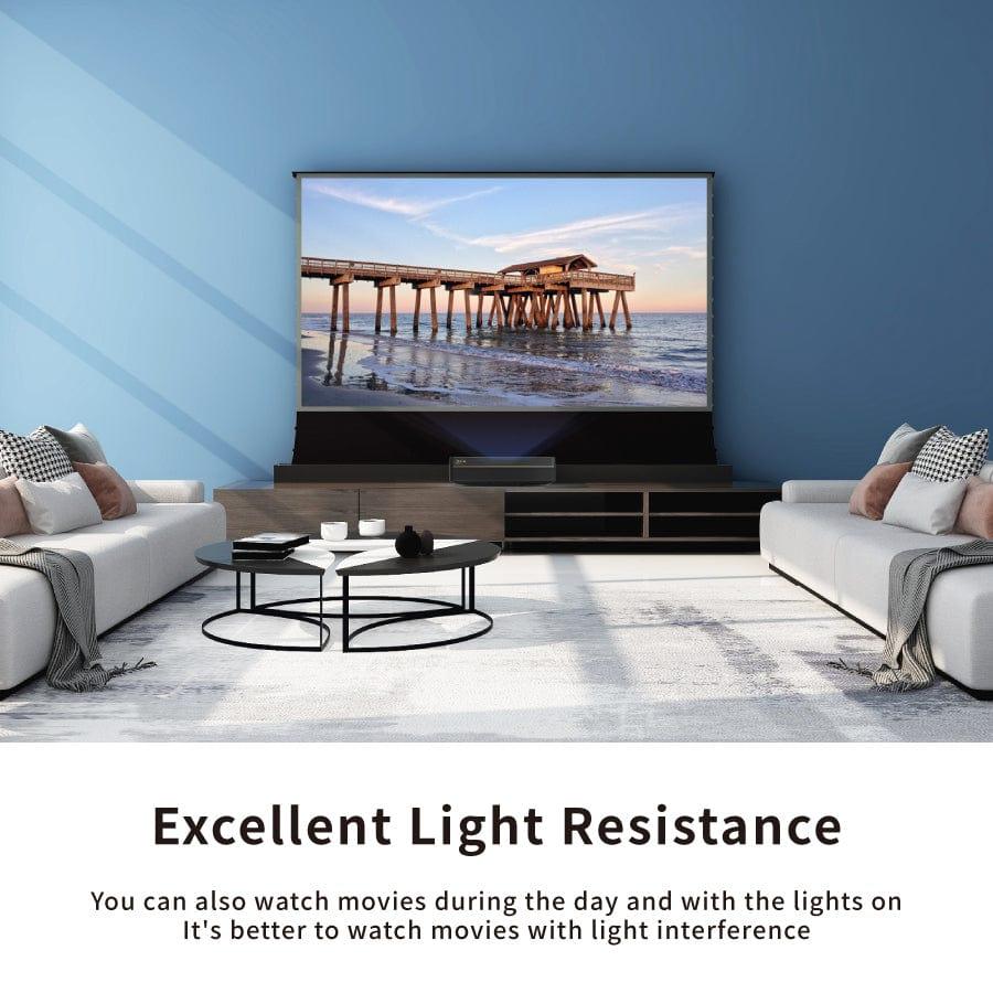 72"-120" VIVIDSTORM S PRO Motorized Tension Floor Rising UST ALR Projector Screen - Image 10