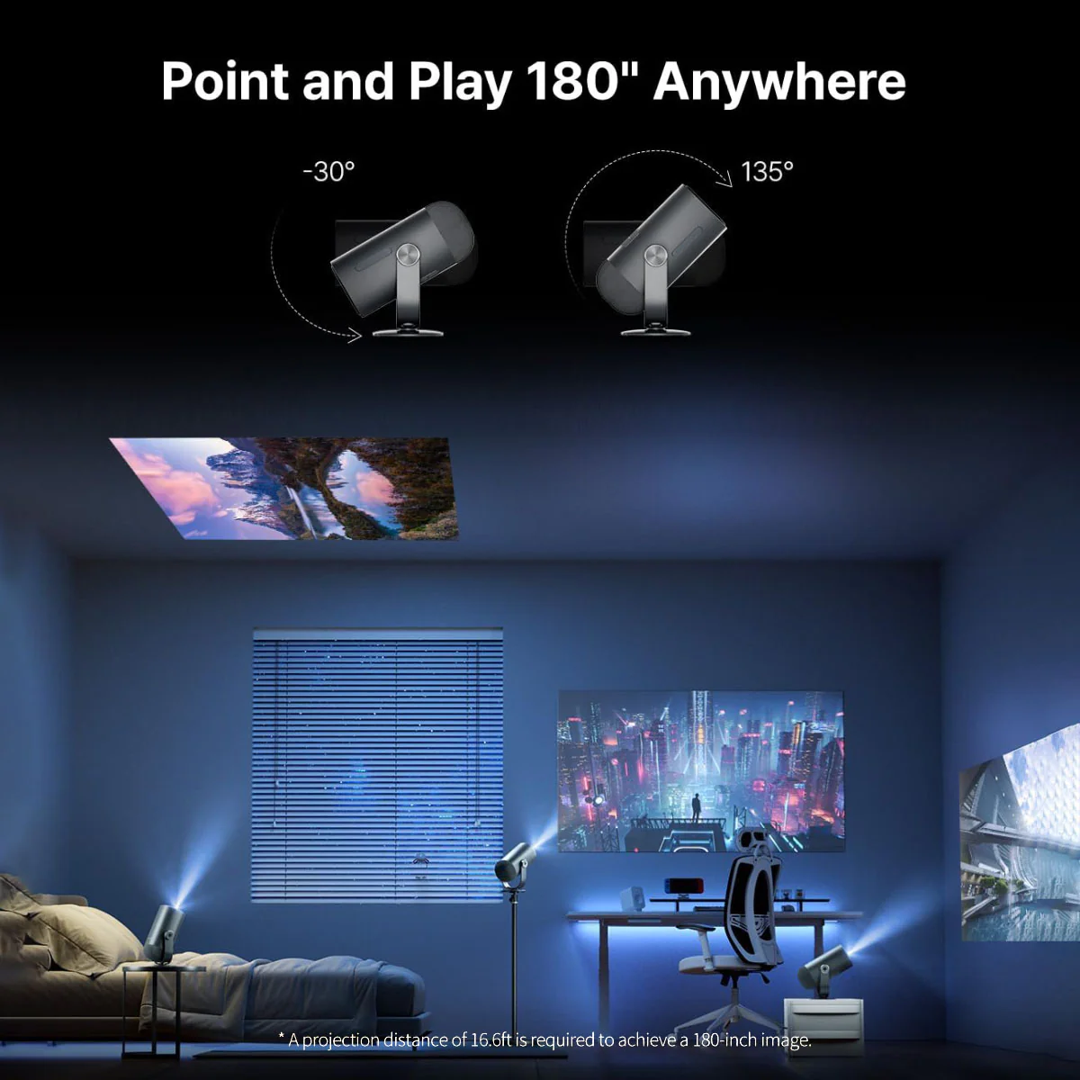 Dangbei Freedo Portable 1080P Google TV Projector With Licensed Netflix -MLTI - Image 12