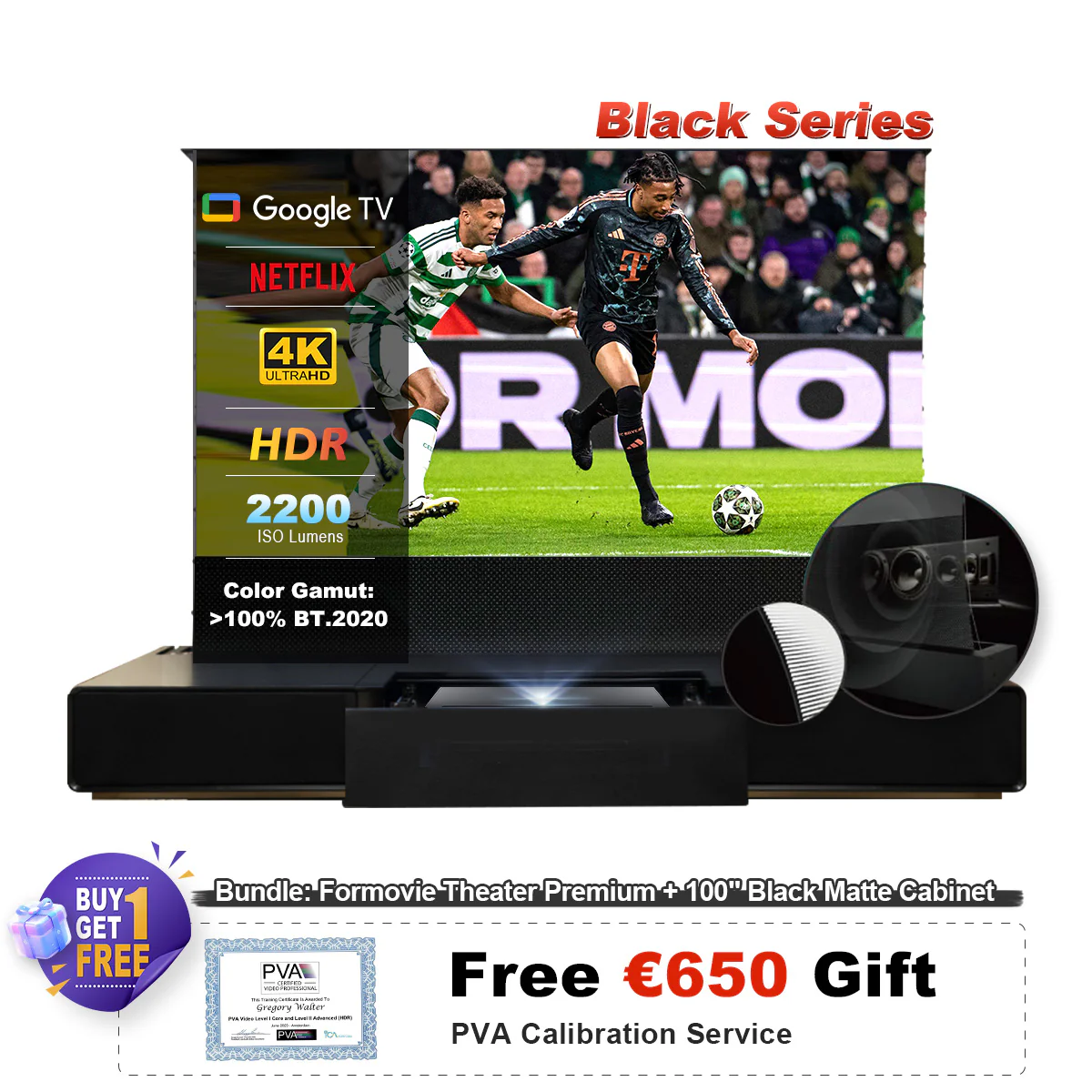 Formovie Theater Premium Triple Laser 4K TV Ultra Short Throw Projector - Image 25