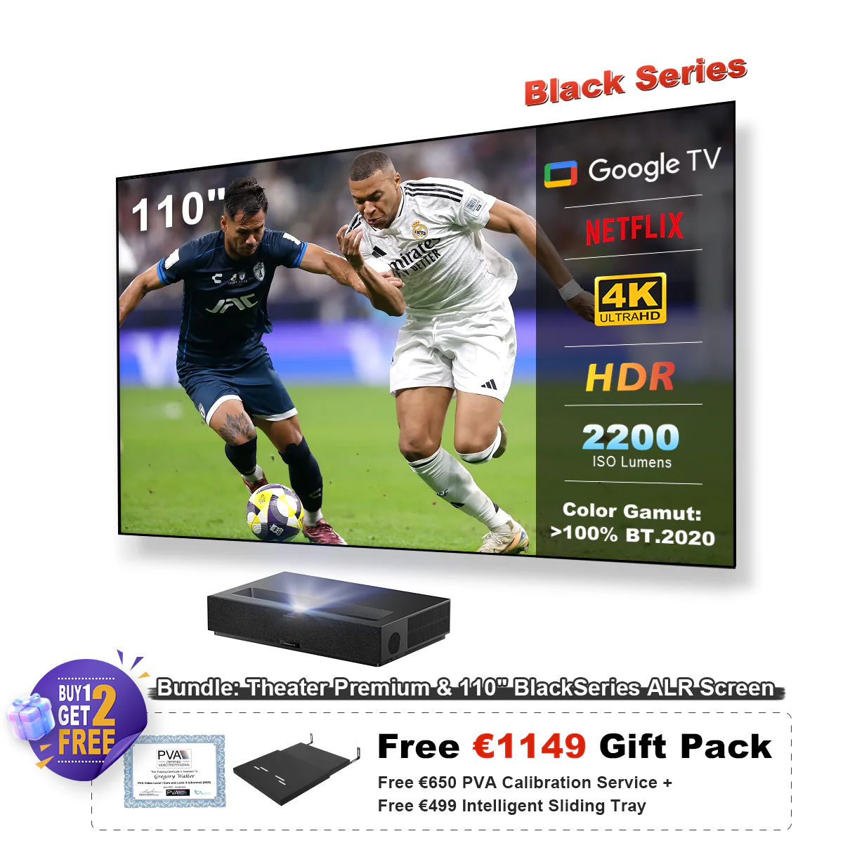 Formovie Theater Premium Triple Laser 4K TV Ultra Short Throw Projector - Image 36
