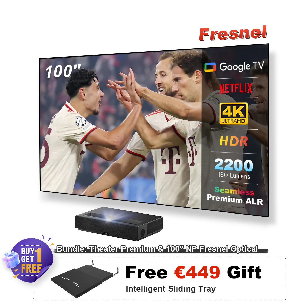 Formovie Theater Premium Triple Laser 4K TV Ultra Short Throw Projector (US/UK/ITA/NL not for sale) - Image 19