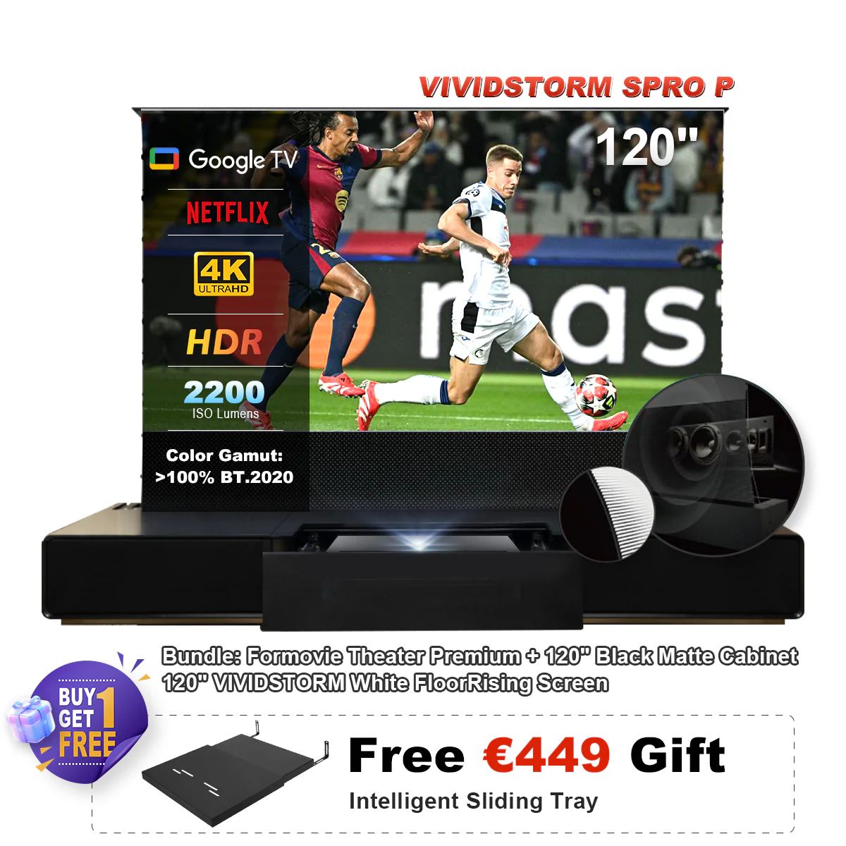 Formovie Theater Premium Triple Laser 4K TV Ultra Short Throw Projector (US/UK/ITA/NL not for sale) - Image 21