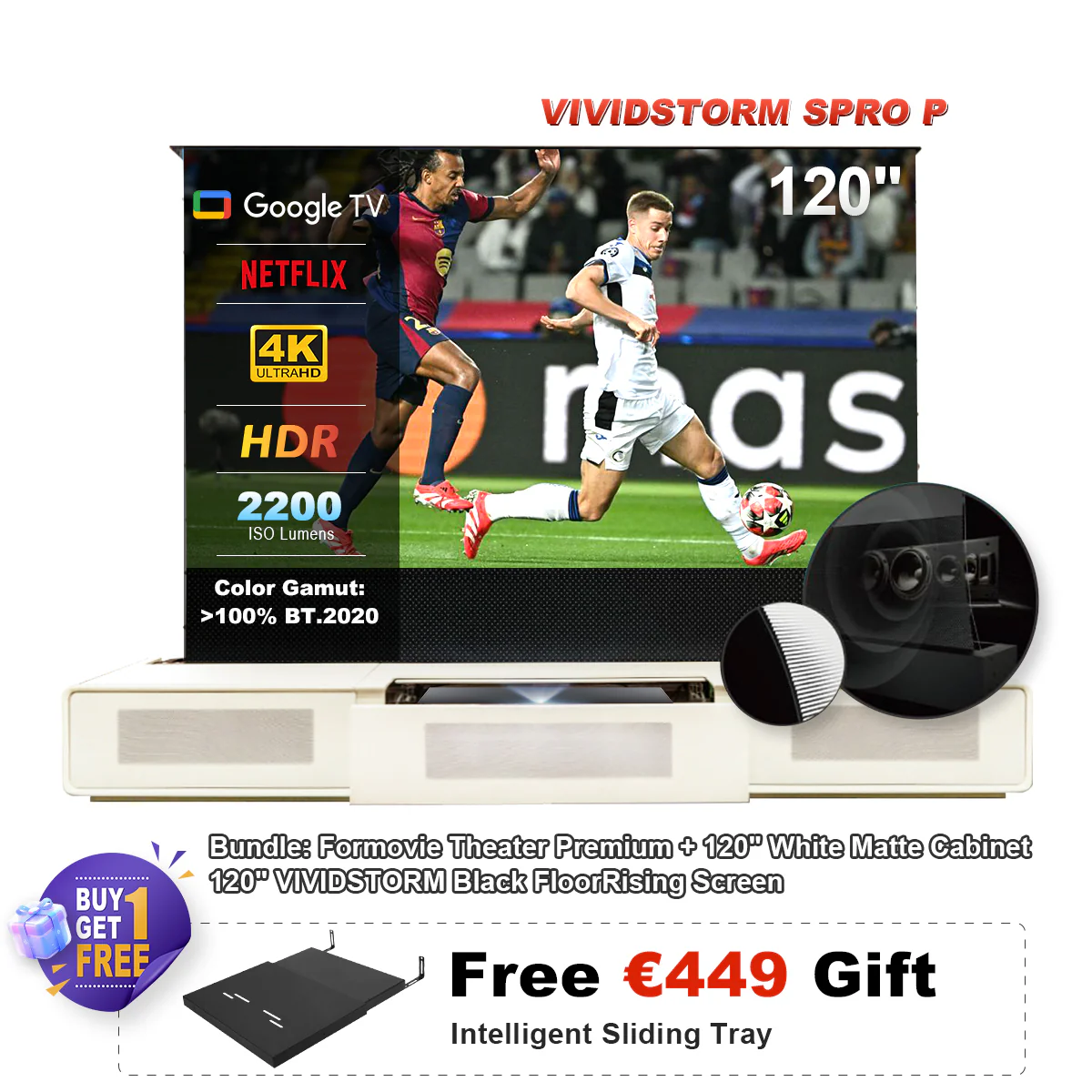 Formovie Theater Premium Triple Laser 4K TV Ultra Short Throw Projector (US/UK/ITA/NL not for sale) - Image 23
