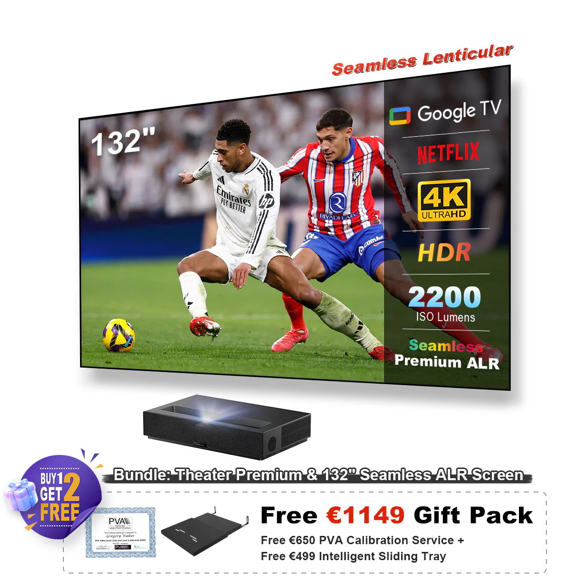 Formovie Theater Premium Triple Laser 4K TV Ultra Short Throw Projector (US/UK/ITA/NL not for sale) - Image 24