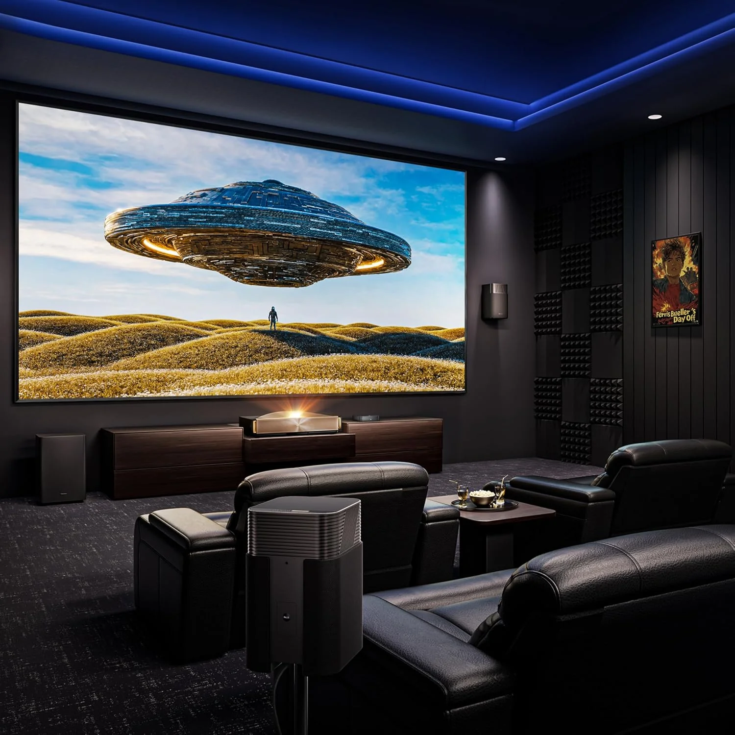 Hisense L9Q 4K UHD Ultra Short Throw Triple Laser Projector 5000 Lumens, 80”-200” Screen Google TV Dolby Vision & Atmos Tuned by Devialet - Image 11
