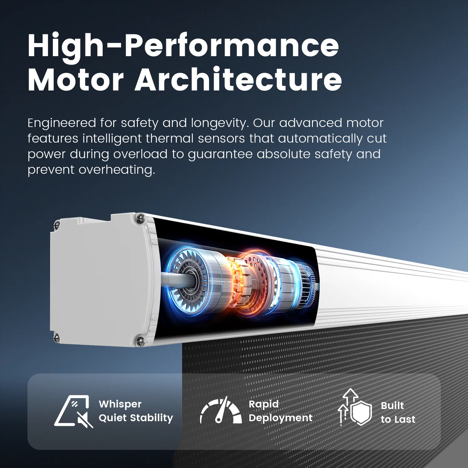 NothingProjector Black Series Slimline Motorized Tension Drop Down 95% ALR Projector Screen - Image 6