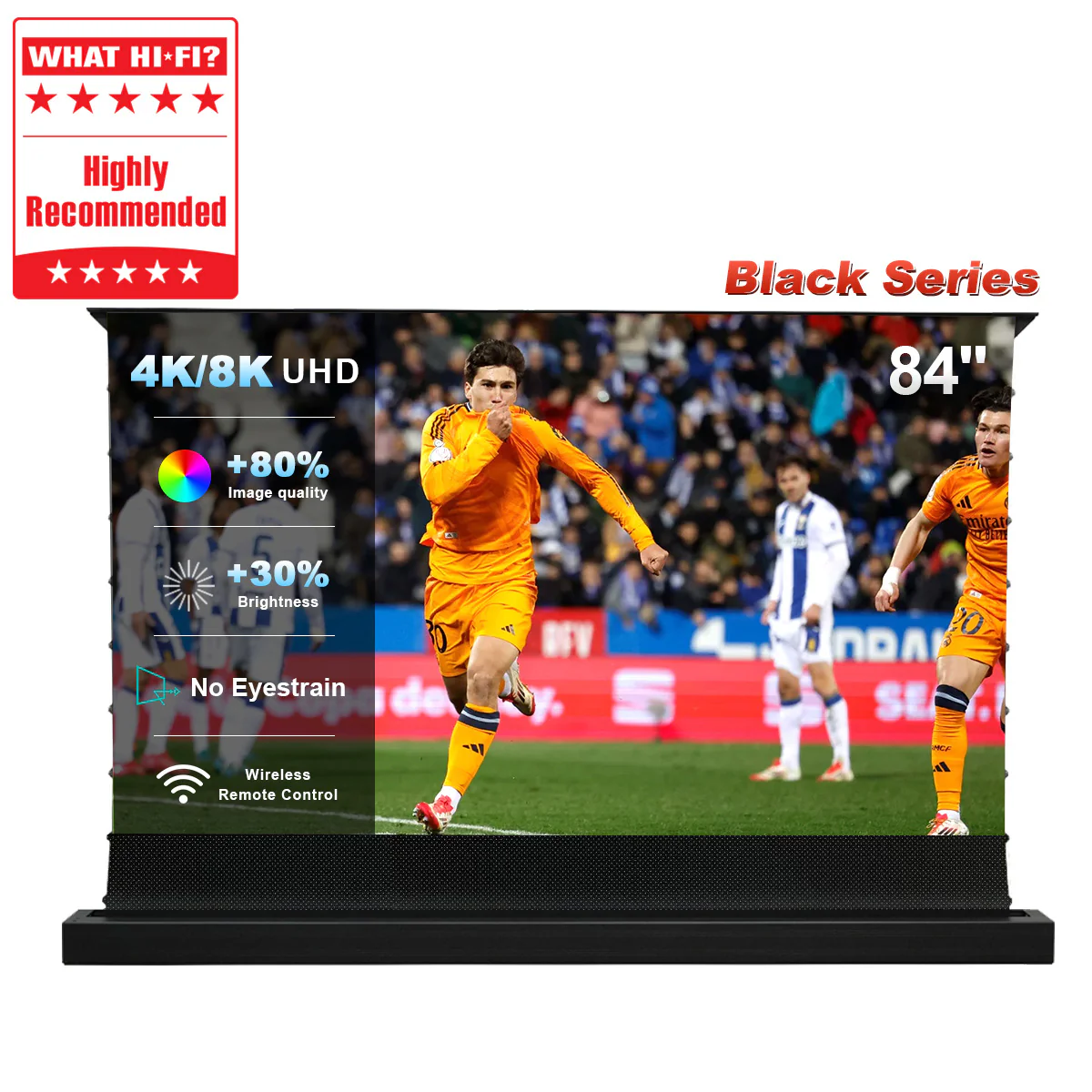 84''-130'' NothingProjector Black Series 95% ALR Motorized Floor Rising Screen For Ultra Short Throw Projector - Image 13