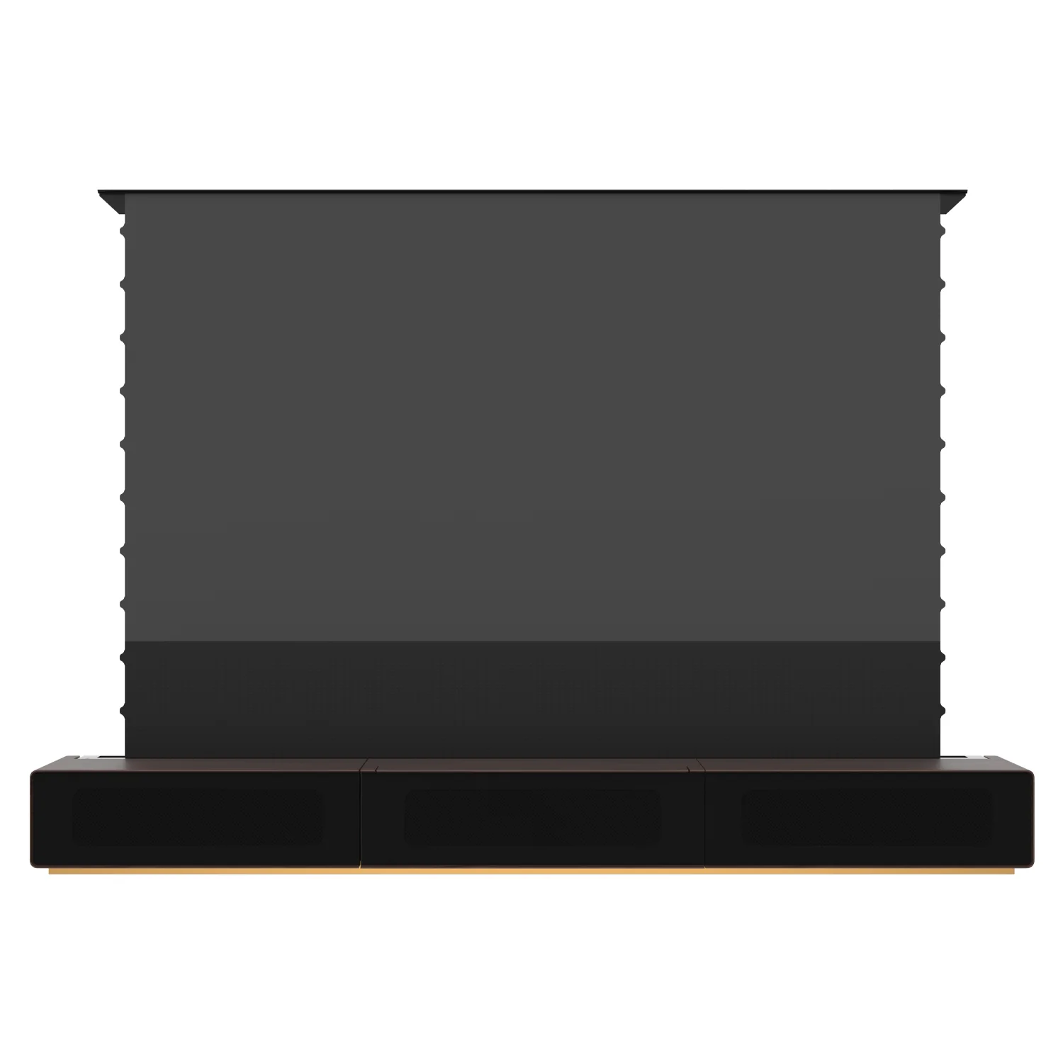Premium Customizable Walnut Laser TV Cabinet for Ultra Short Throw Projector (Pre-Assembled) - Image 11