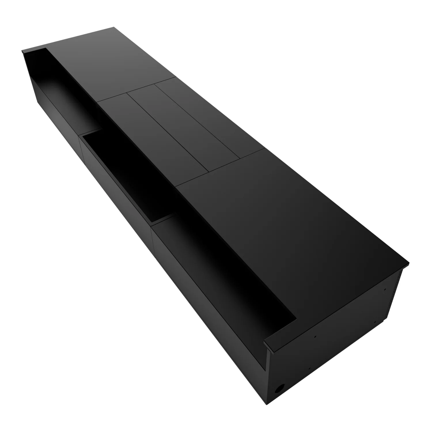 100"-120" Shore Black Motorized Laser TV Flat Pack Cabinet - Image 30
