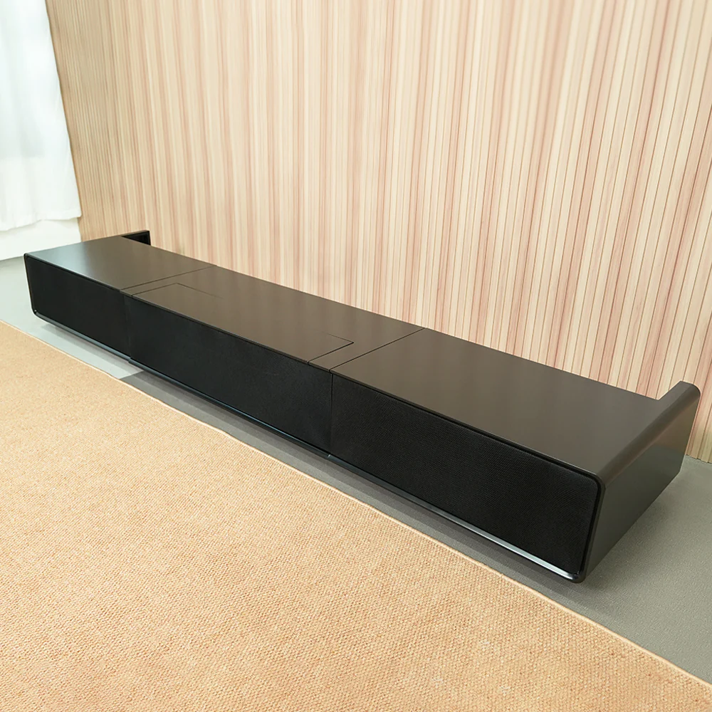 Shore Fully-Assembled Modern Matte TV Stand for UST Projector - Image 24