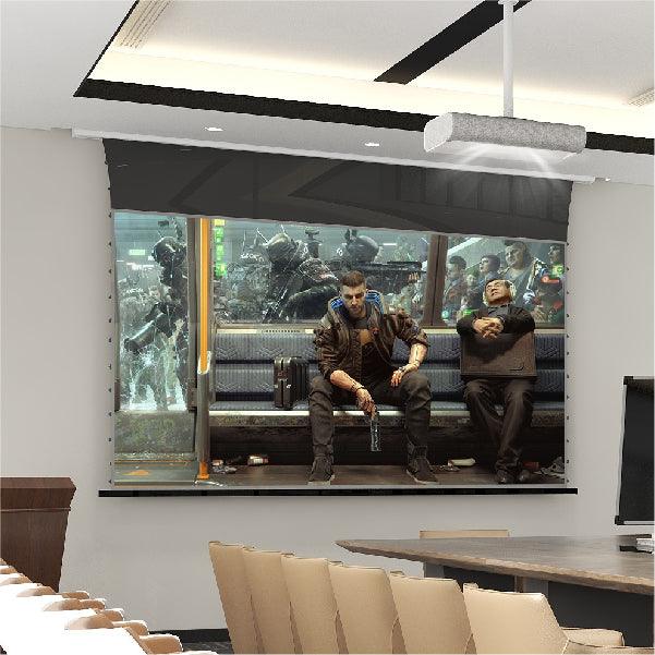 VIVIDSTORM PRO A Slimline Motorized Tension Drop Down UST ALR Projector Screen - Image 13
