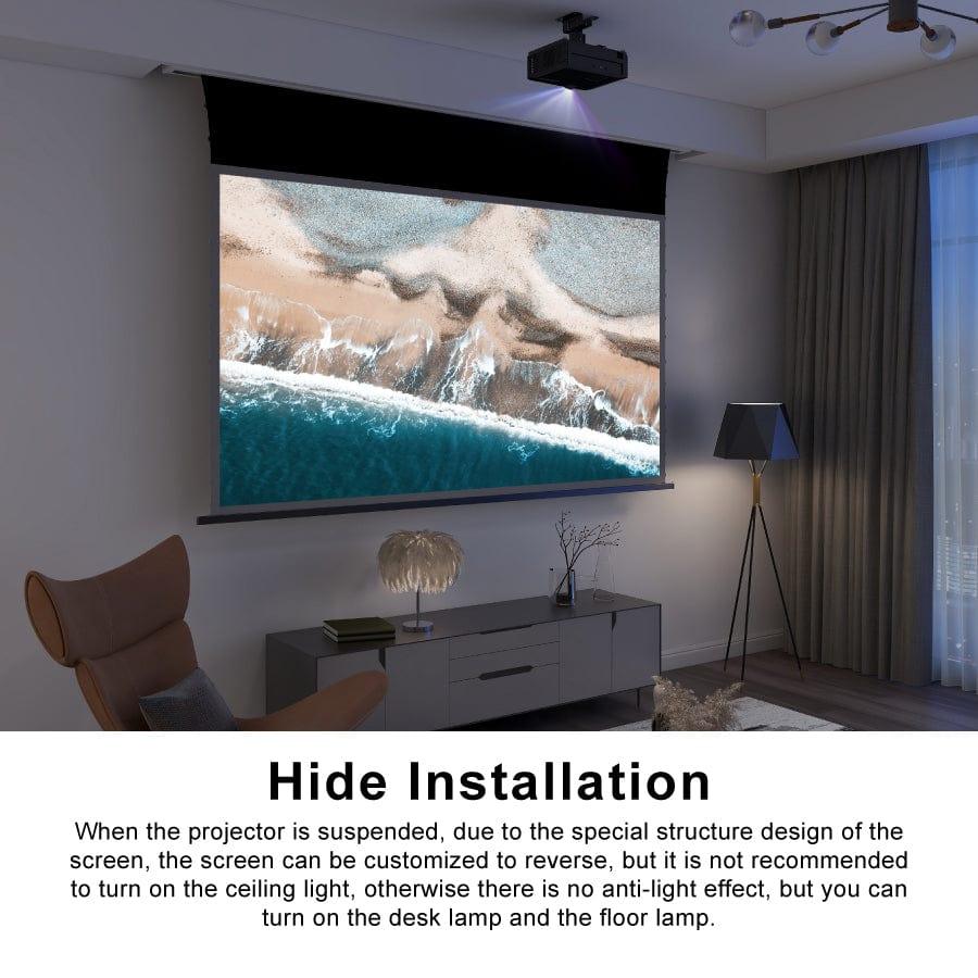 VIVIDSTORM PRO A Slimline Motorized Tension Drop Down UST ALR Projector Screen - Image 14