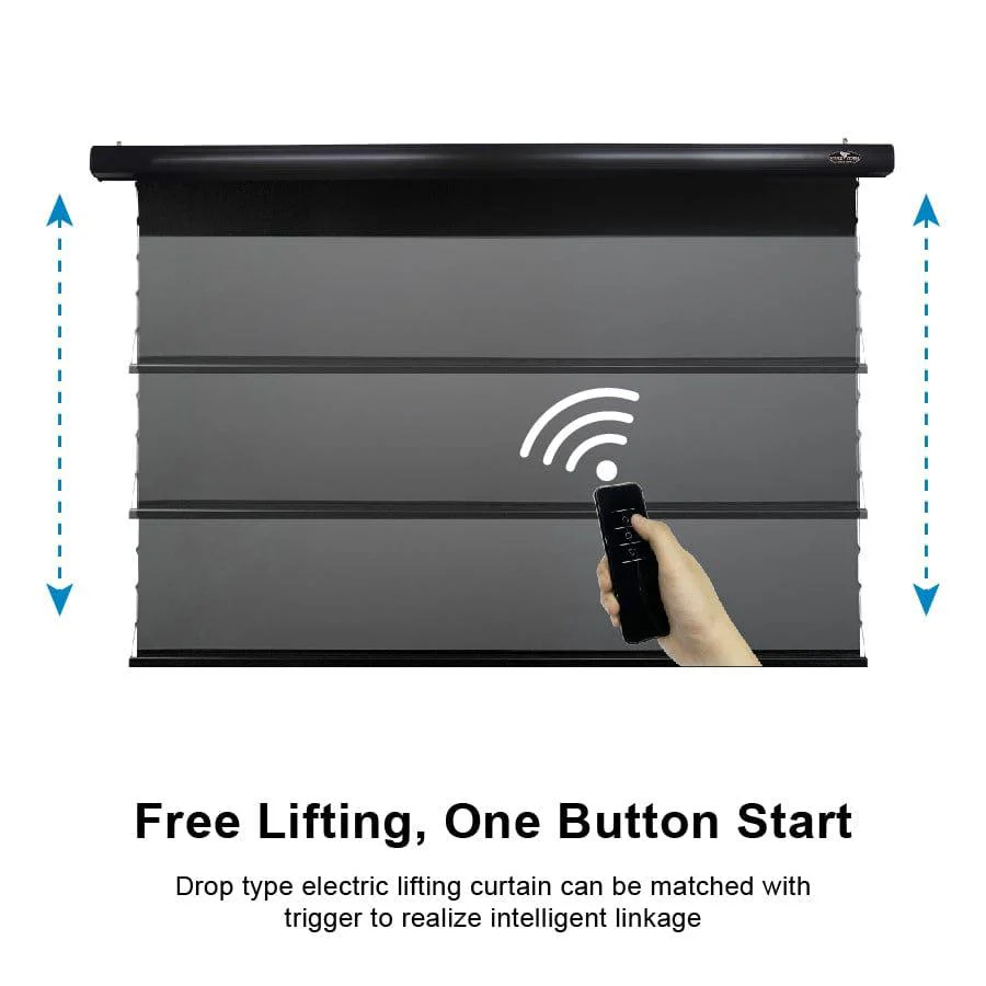 VIVIDSTORM PRO A Slimline Motorized Tension Drop Down UST ALR Projector Screen - Image 9